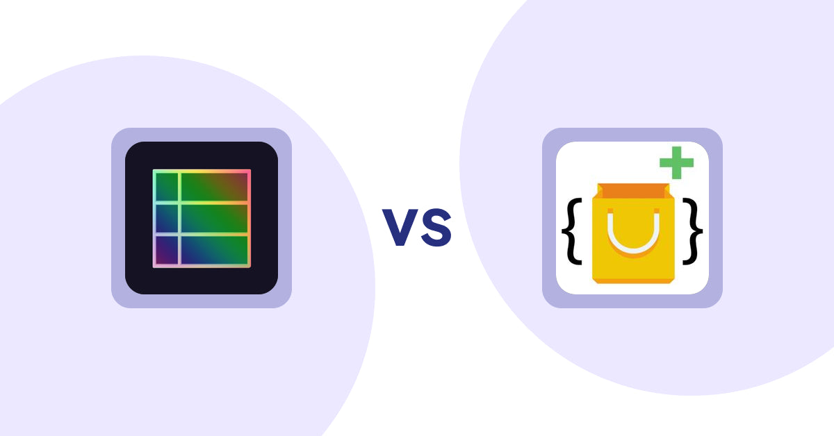 Shopify Metafield Apps: TableFlow Specification Table vs. Metafields Plus