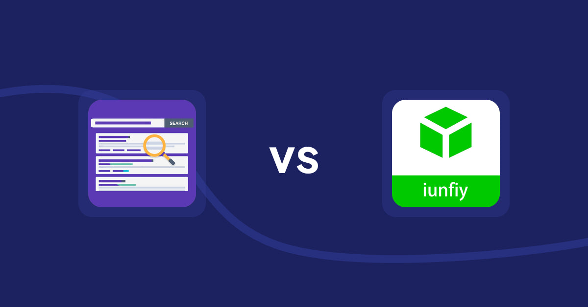 Shopify Product Display Apps: Spark AI Products Description vs iunfiy • Related Products