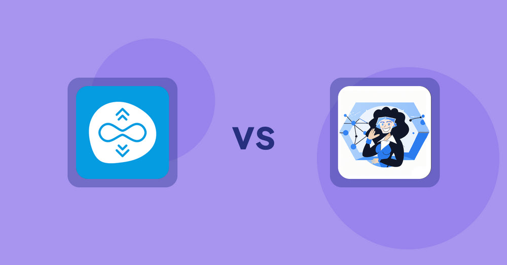 Shopify Product Display Apps: Scroll Freely: Infinite Scroll vs Eva AI: Optimize Descriptions