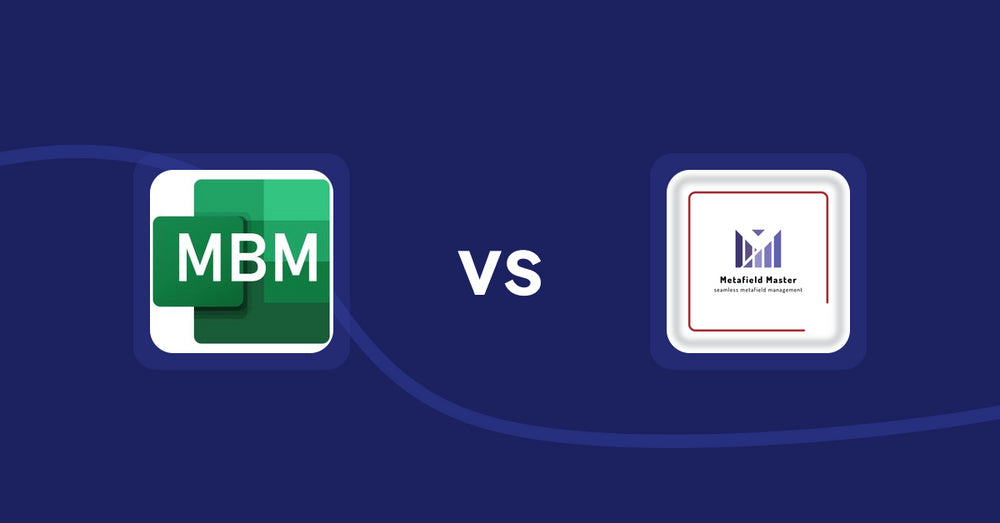 Shopify Metafield Apps: Mbbonz ‑ Bulk Metafields vs Metafield Master