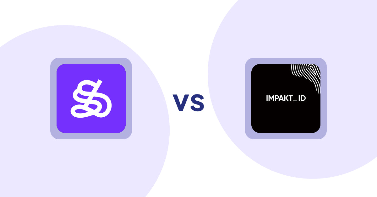 Shopify Product Display Apps: WeShop AI: Model & Product Photo vs. IMPAKT ID: fashion CO2 tracker