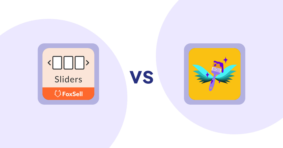 Shopify Product Display Apps: FoxSell Slider & Carousel vs Badgfly ‑ Product Personalizer