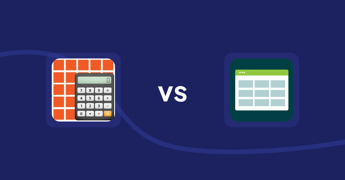 Shopify Product Display Apps: DIY Quantity Calculator vs Product Table