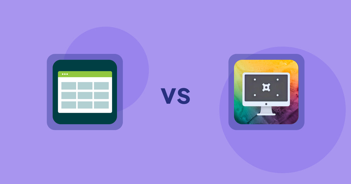 Shopify Product Display Apps: Product Table vs PC Builder