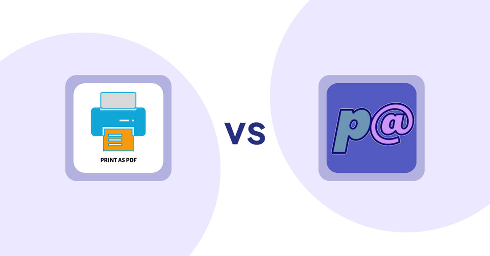 Shopify Product Display Apps: LitPDP ‑ Print as PDF vs Parameterizer