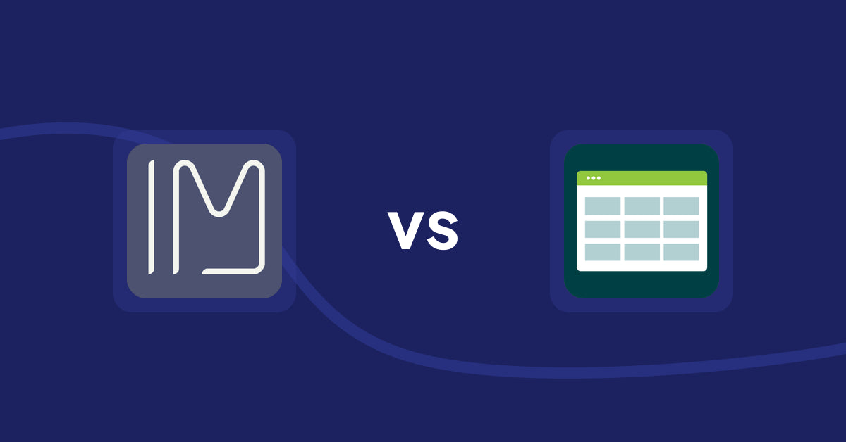 Shopify Product Display Apps: Imersian ‑ Interior Visualizer vs Product Table