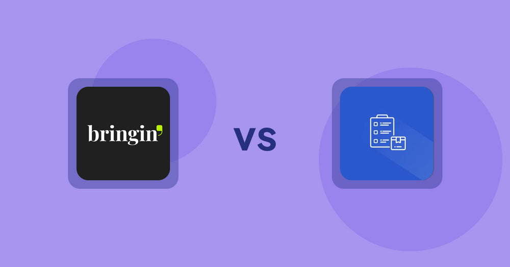 Shopify Product Display Apps: Bringin vs Addify ‑ Products Table List