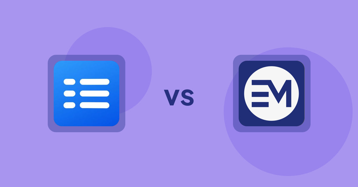 Shopify Metafield Apps: Easy Specification Table vs Easy MetaField