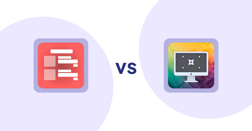 Shopify Product Display Apps: Menulog vs PC Builder