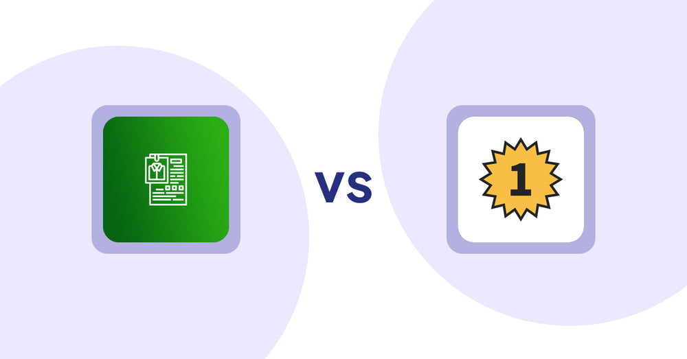 Shopify Product Display Apps: OC Product Size Chart vs UR: Smart Ranking