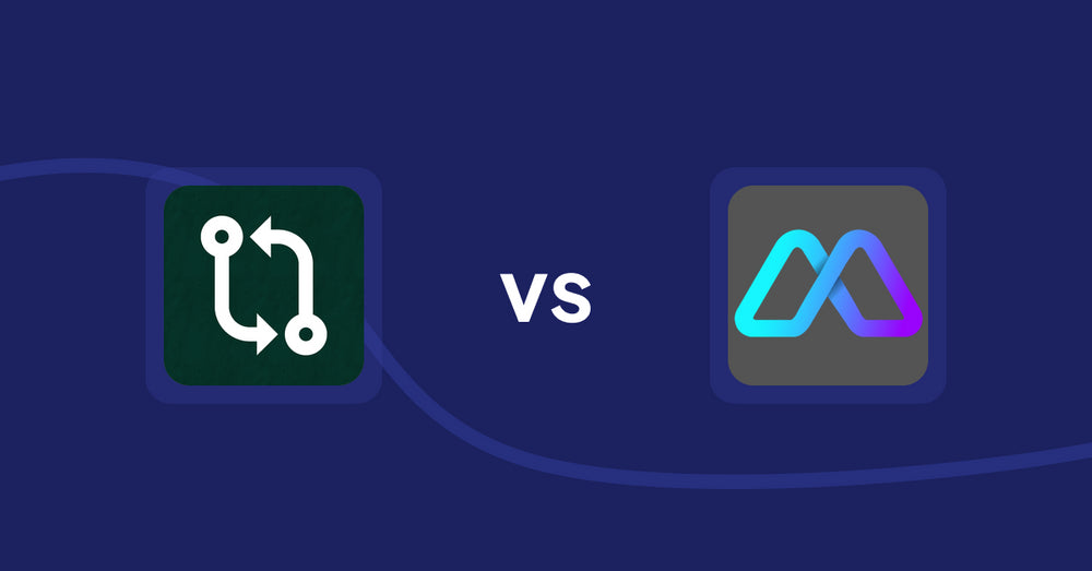 Shopify Product Display Apps: Compareder ‑ Product Compare vs. Metadrob: Create Virtual Store