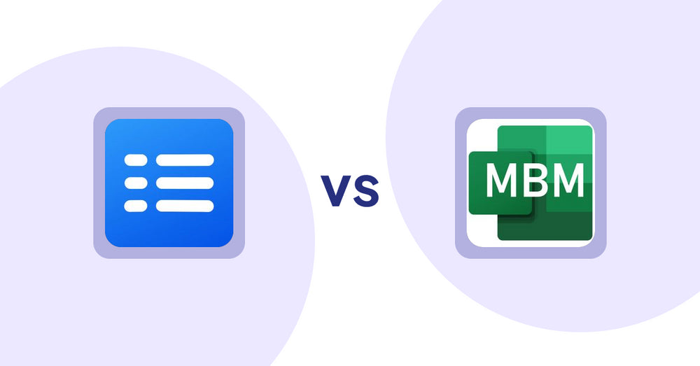 Shopify Metafield Apps: Easy Specification Table vs. Mbbonz ‑ Bulk Metafields