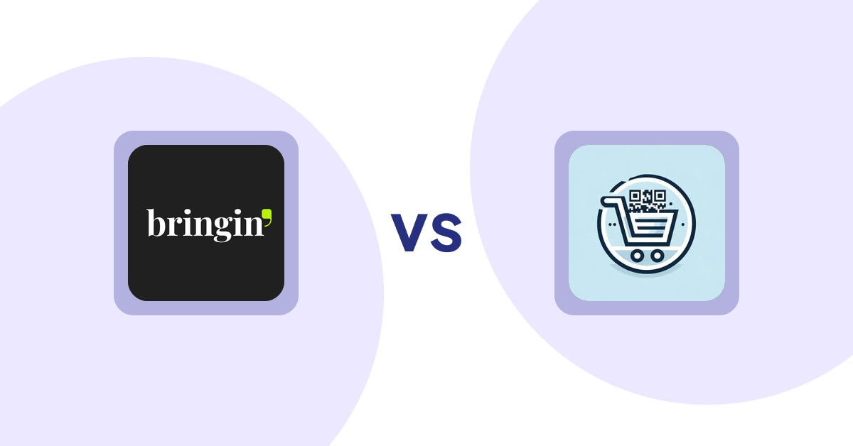 Shopify Product Display Apps: Bringin vs. QR Cartify