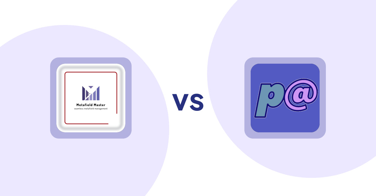 Shopify Metafield Apps: Metafield Master vs Parameterizer