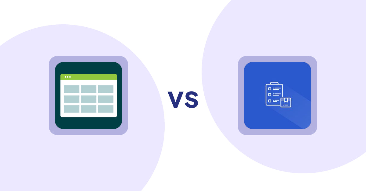 Shopify Product Display Apps: Product Table vs. Addify ‑ Products Table List