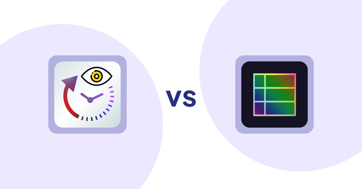 Shopify Product Display Apps: JustViewed ‑ Recently Products vs TableFlow Specification Table