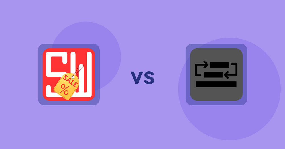 Shopify Product Display Apps: Super Watermarks ‑ Badges vs Sortyfi Collection Merchandise