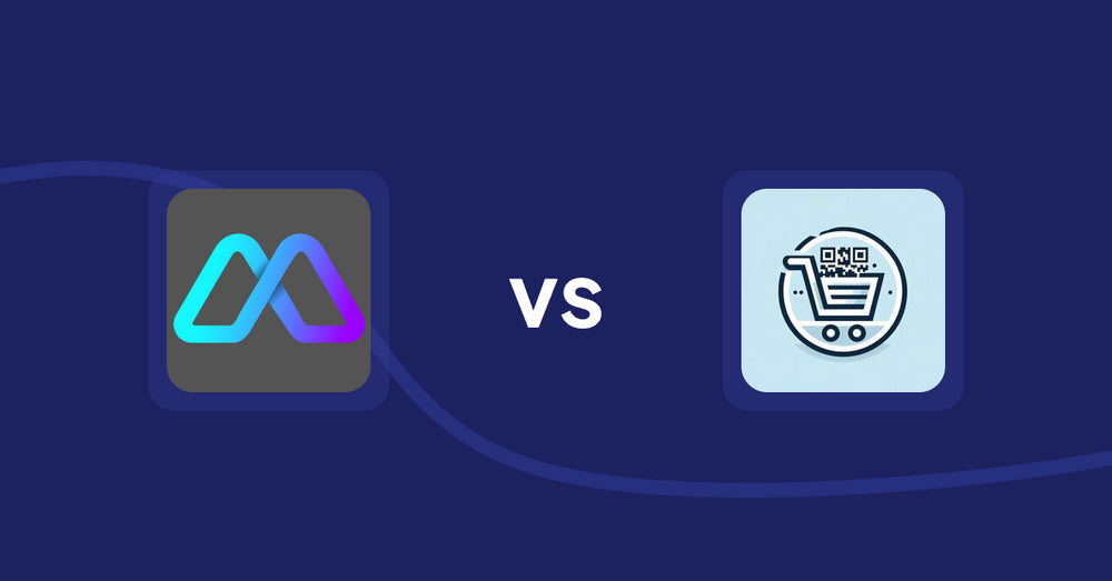 Shopify Product Display Apps: Metadrob: Create Virtual Store vs QR Cartify