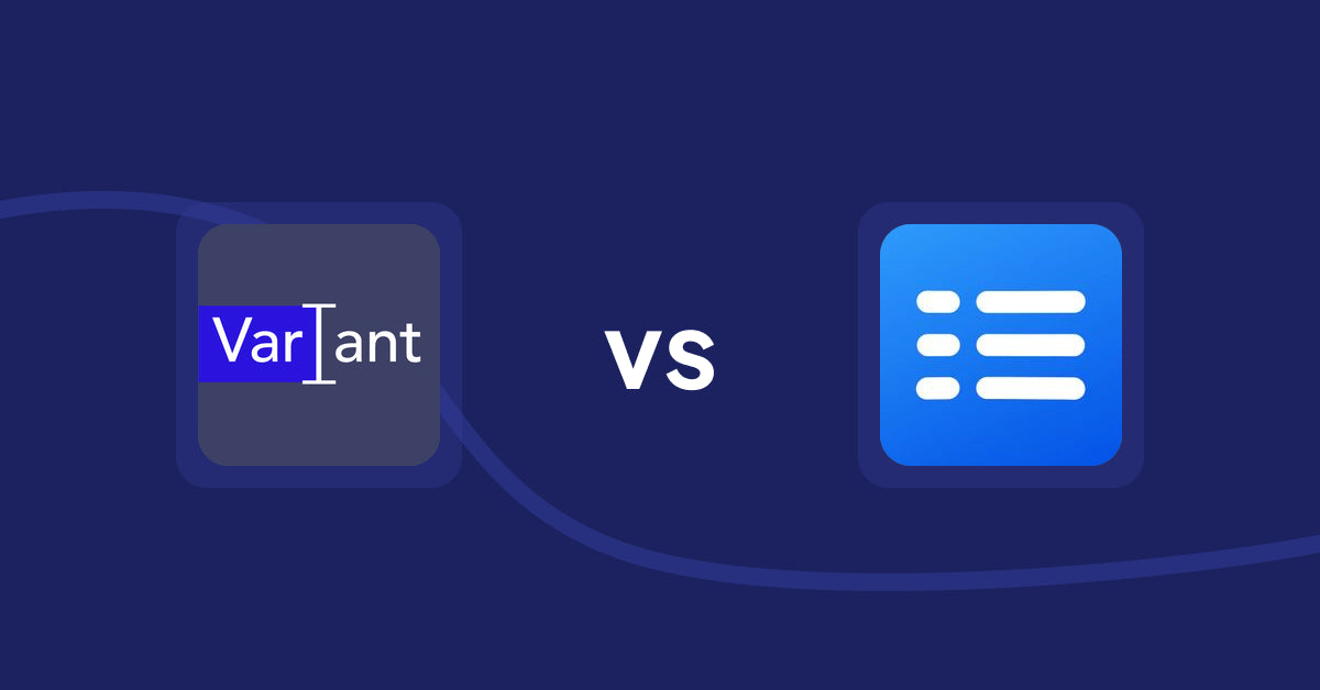 Shopify Metafield Apps: Variant Description OMG vs Easy Specification Table