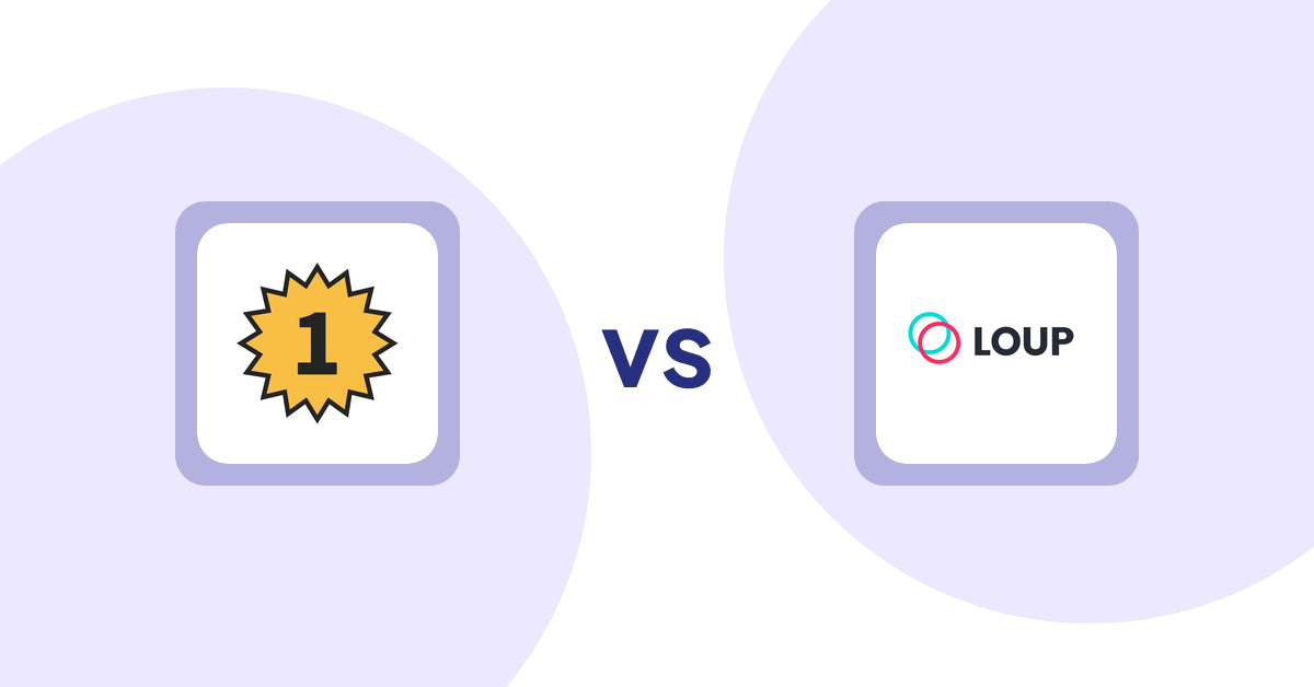 Shopify Product Display Apps: UR: Smart Ranking vs Loup: Sell on Instagram