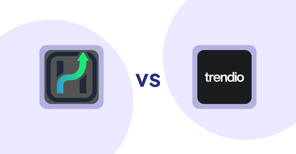 Shopify Product Display Apps: Heuristic Commerce vs. Trendio