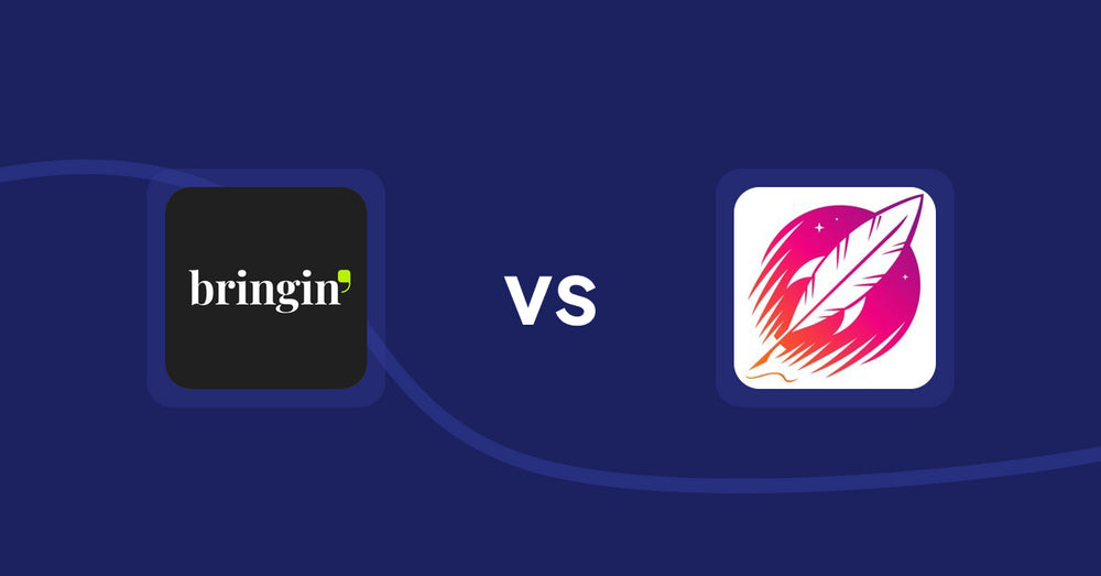 Shopify Product Display Apps: Bringin vs Wordsmith: Content Generator