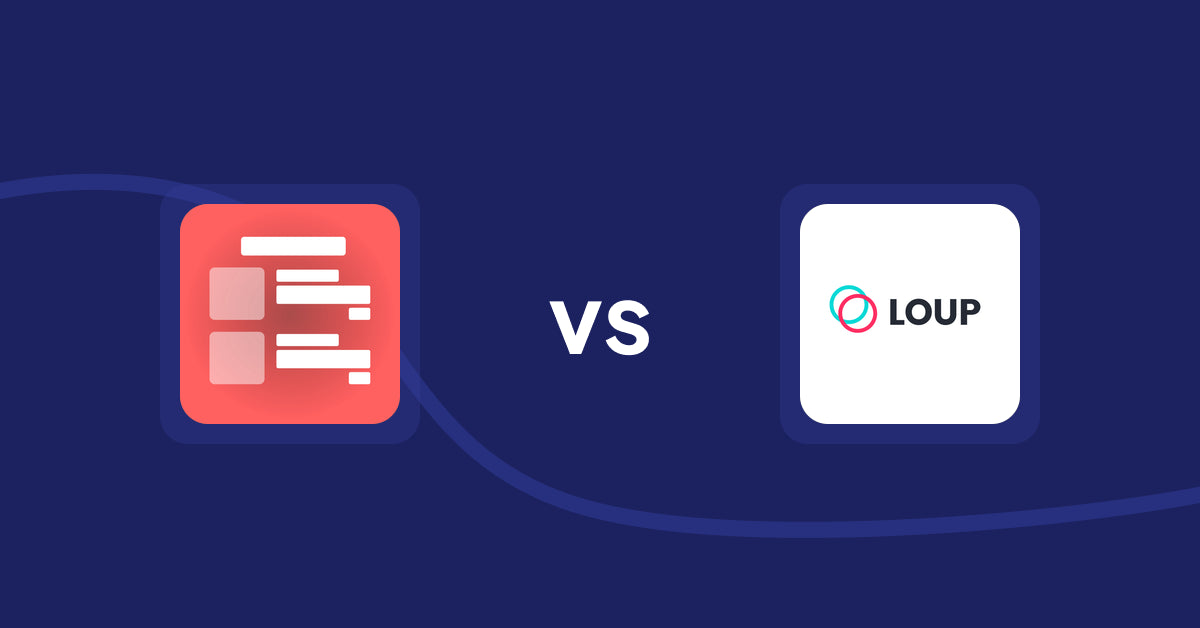 Shopify Product Display Apps: Menulog vs Loup: Sell on Instagram