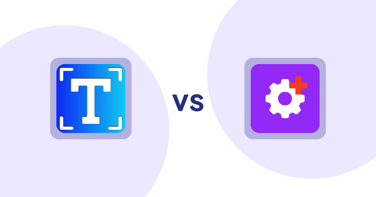 Shopify Metafield Apps: Textbox & Textfield by Textify vs Admin+