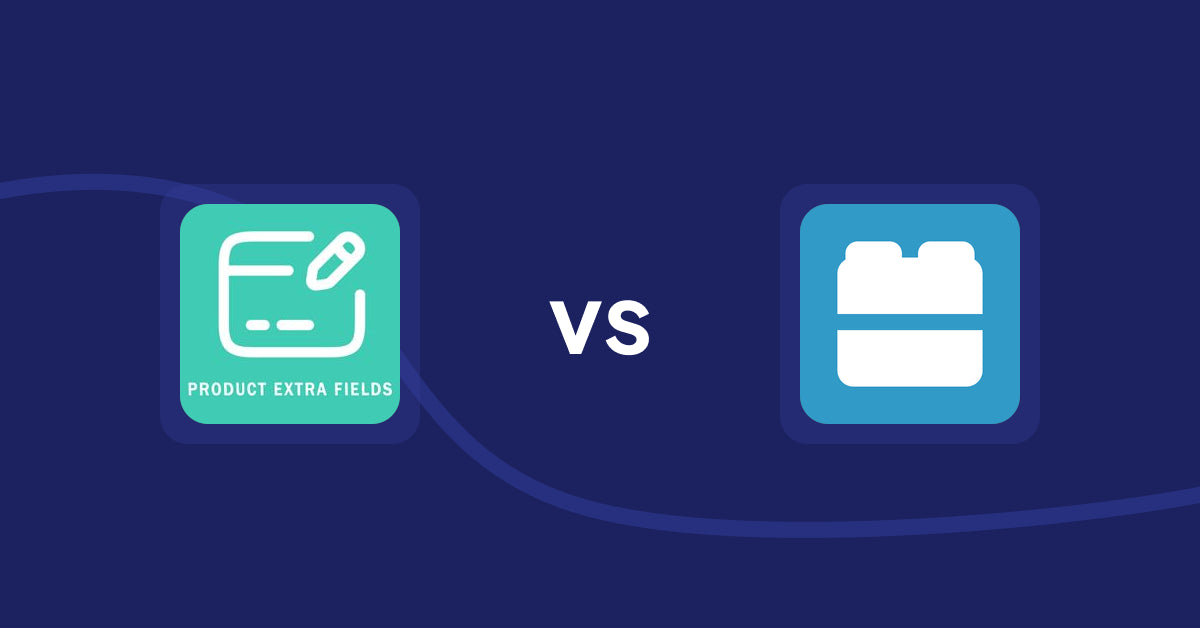 Shopify Metafield Apps: Product Extra Fields ‑Soronix vs Easy Metafields by DevCloud