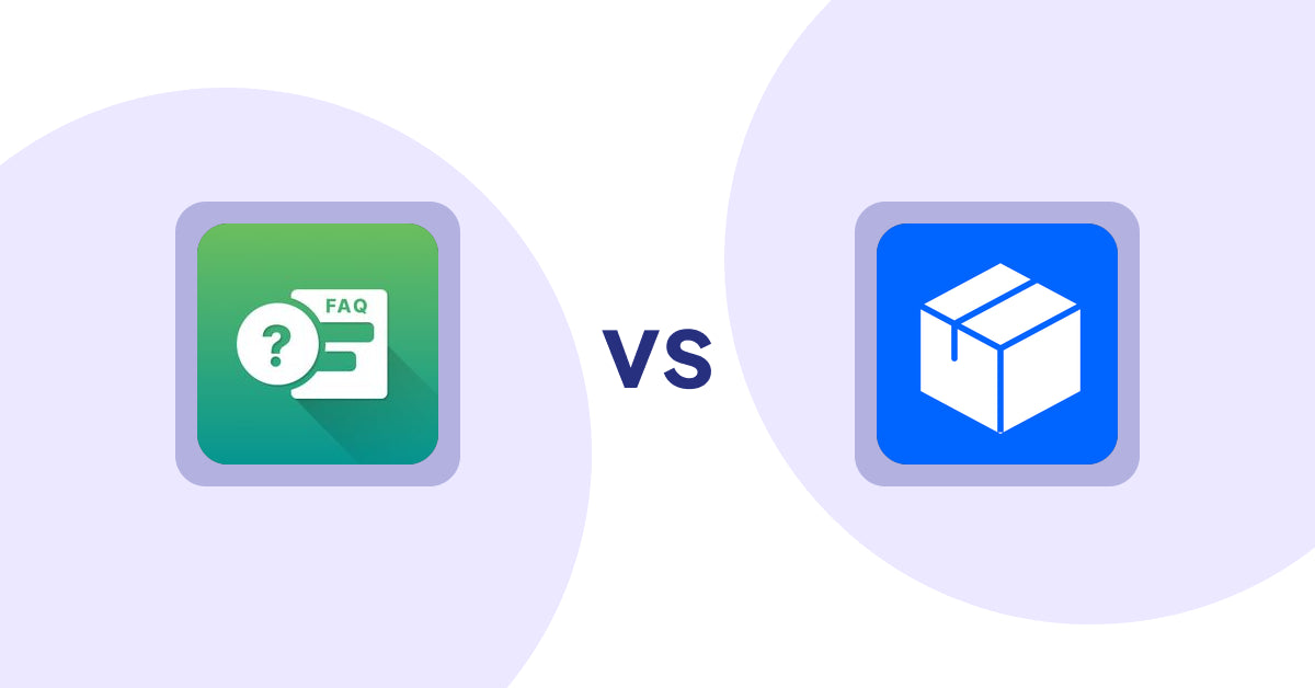 Shopify Product Display Apps: FAQ Expert: Product FAQ vs Wonderful Widgets