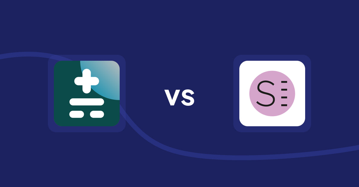 Shopify Metafield Apps: Metafields Custom Field Master vs SizeMe