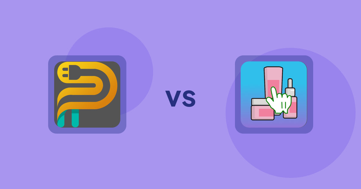 Shopify Metafield Apps: POD Personalizer vs Clickable Ingredients: Seetext