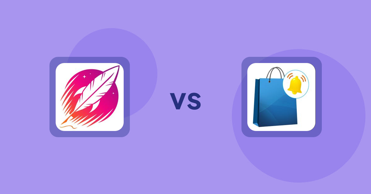 Shopify Product Display Apps: Wordsmith: Content Generator vs CartBar ‑ Product Purchase Bar