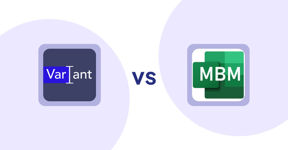 Shopify Metafield Apps: Variant Description OMG vs. Mbbonz - Bulk Metafields