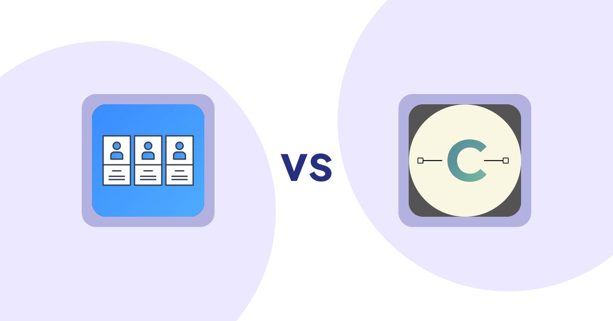 Shopify Metafield Apps: POWR: About Us | Team Profile vs Clouver