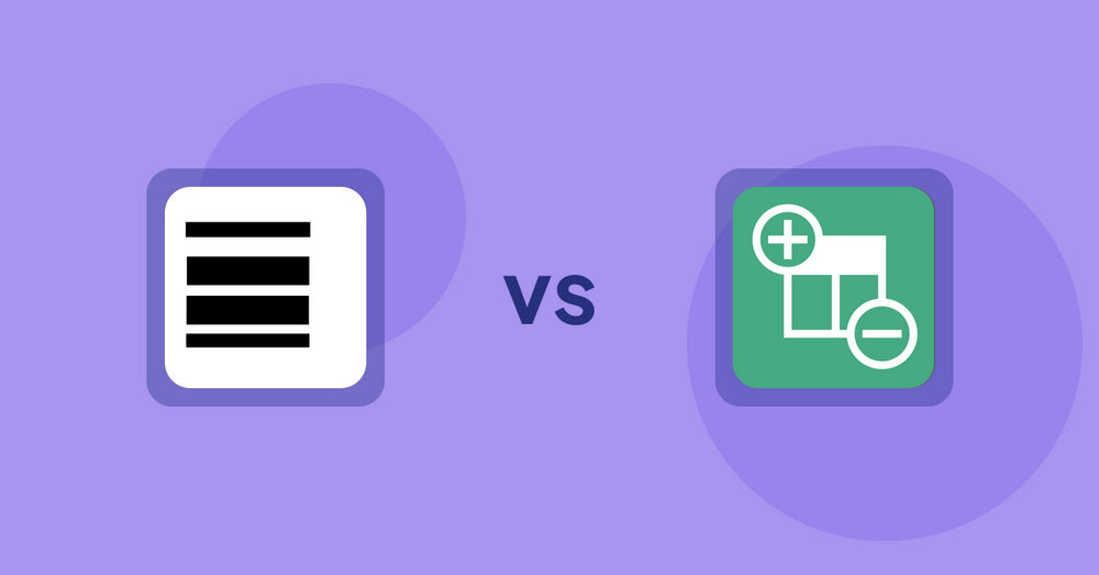 Shopify Metafield Apps: Meta fields editor vs SWT Products Custom Fields