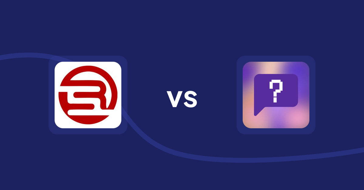 Shopify Product Display Apps: Robosize: AI Size Recommender vs FAQbucket ‑ Help Center & FAQ