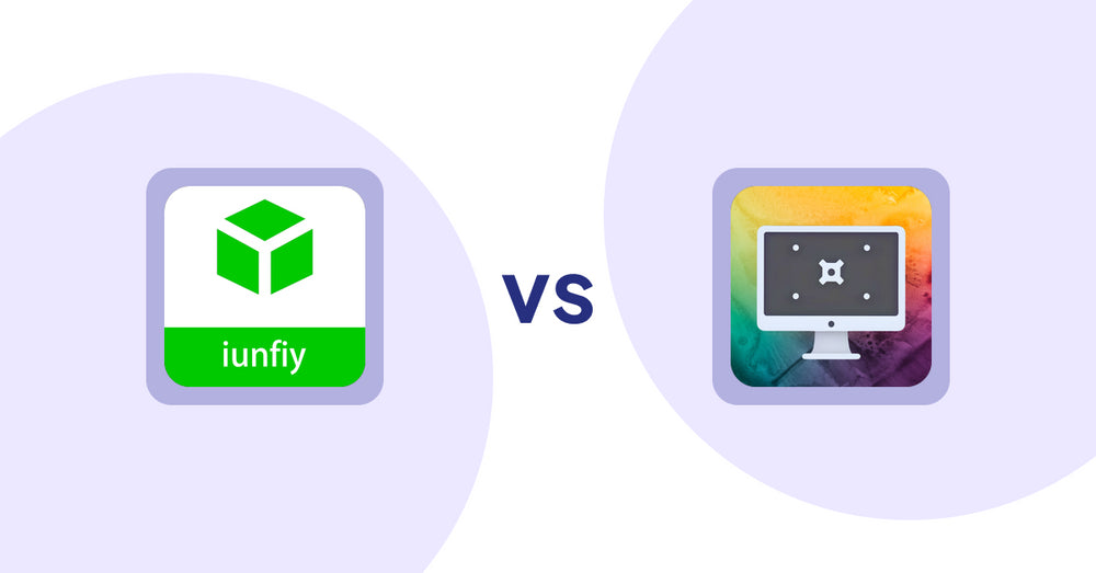 Shopify Product Display Apps: iunfiy • Related Products vs PC Builder