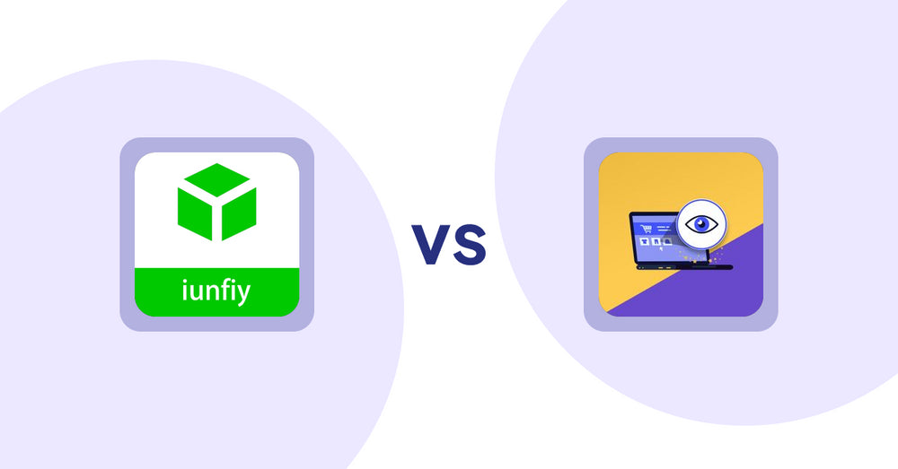 Shopify Product Display Apps: iunfiy • Related Products vs ReVisit‑Recent Viewed Products