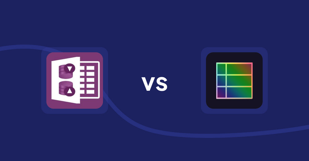 Shopify Metafield Apps: S‑BULK Excel Like Product Edit vs TableFlow Specification Table