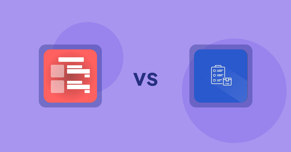 Shopify Product Display Apps: Menulog vs Addify ‑ Products Table List