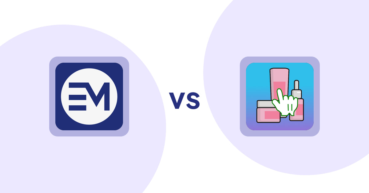 Shopify Metafield Apps: Easy MetaField vs Clickable Ingredients: Seetext