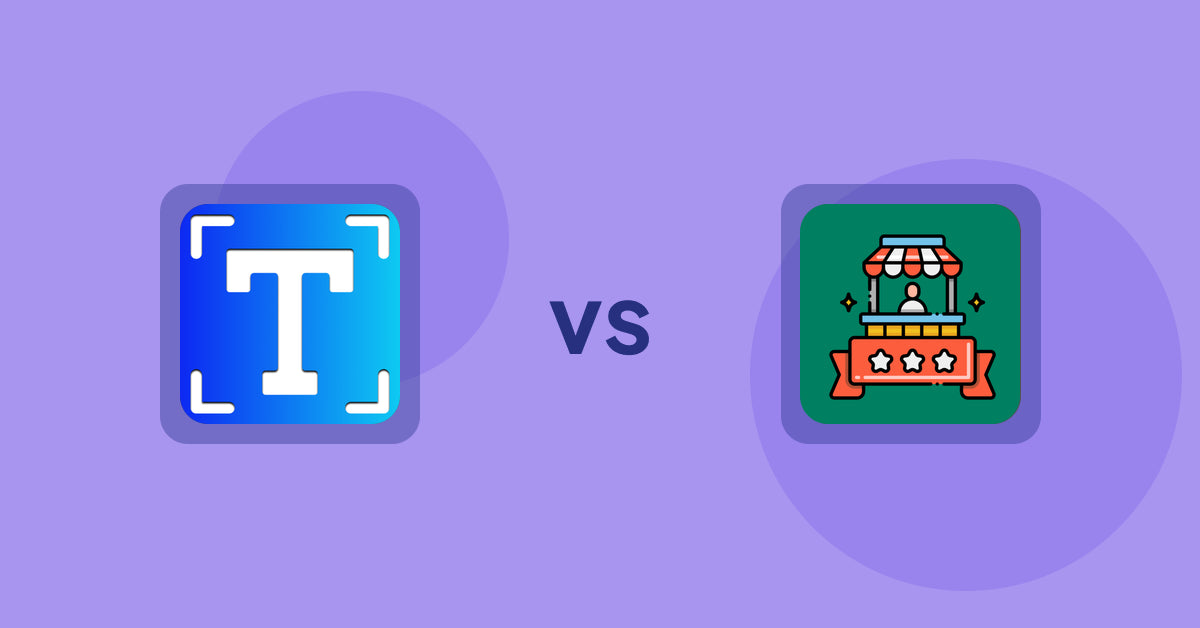 Shopify Metafield Apps: Textbox & Textfield by Textify vs Vendor Info By Nexlerate