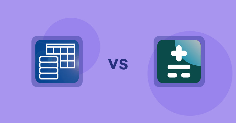 Shopify Metafield Apps: TablePress ‑ Data Tables vs Metafields Custom Field Master