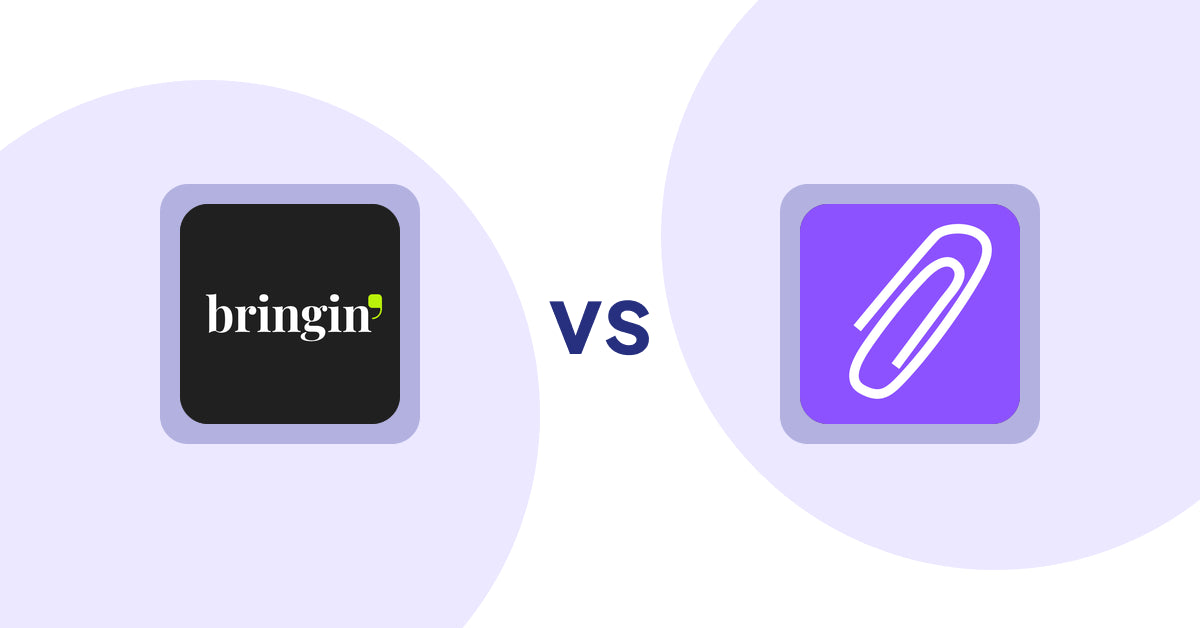 Shopify Product Display Apps: Bringin vs Agile Attachments