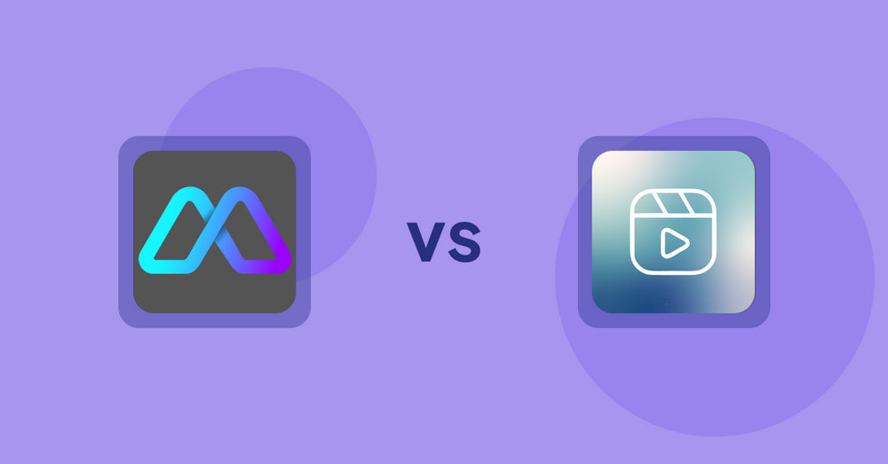 Shopify Product Display Apps: Metadrob: Create Virtual Store vs. Reelify ‑ Shoppable Reel Video