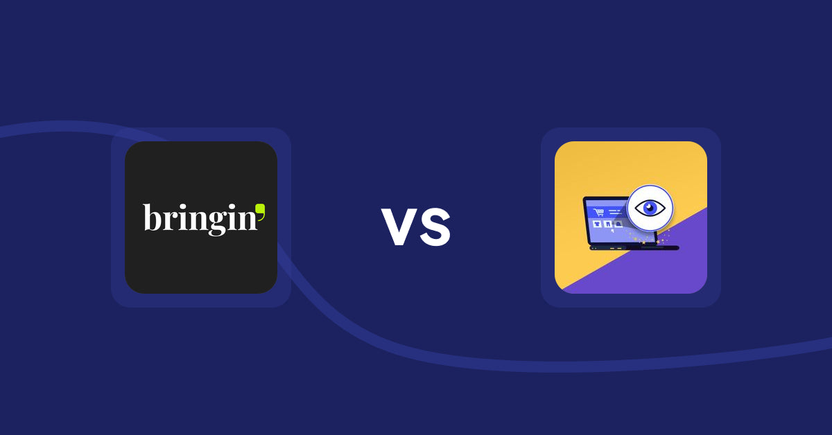 Shopify Product Display Apps: Bringin vs ReVisit‑Recent Viewed Products