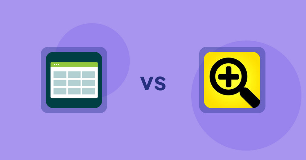 Shopify Product Display Apps: Product Table vs. Fast View: Fastest Quick View