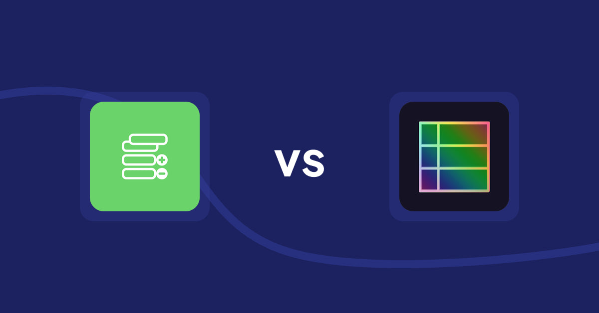 Shopify Metafield Apps: Bonify Custom Fields vs TableFlow Specification Table