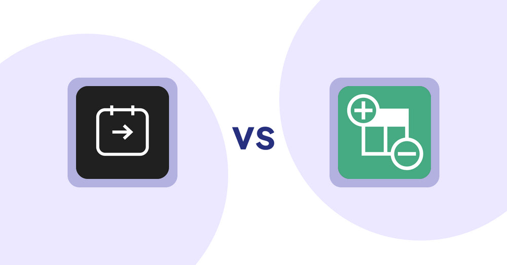 Shopify Metafield Apps: Days To Ship vs SWT Products Custom Fields